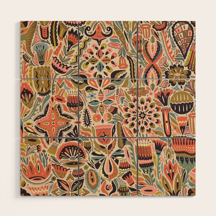 Goldenrod Wood Wall Art Gallery Image 1