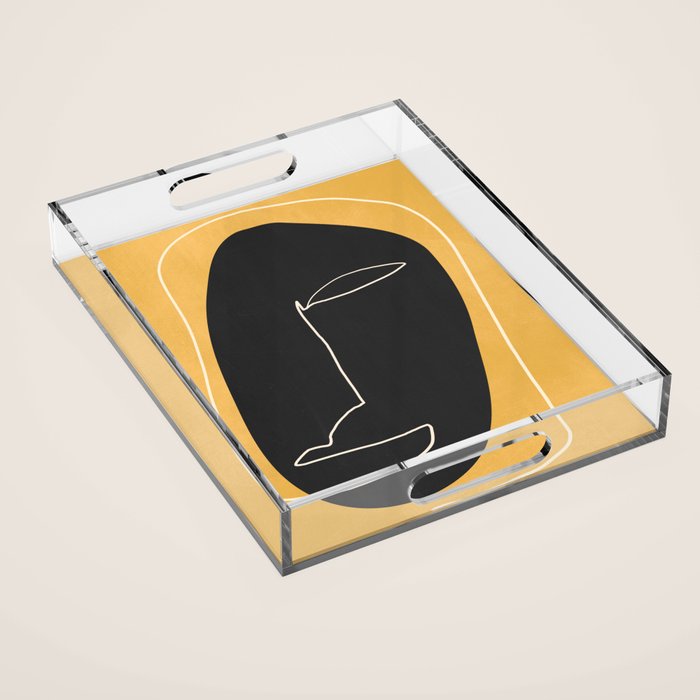 Abstract Face 10 Acrylic Tray Gallery Image 1