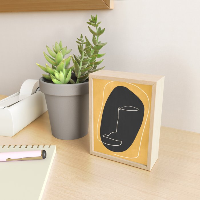 Abstract Face 10 Mini Art Print Gallery Image 2