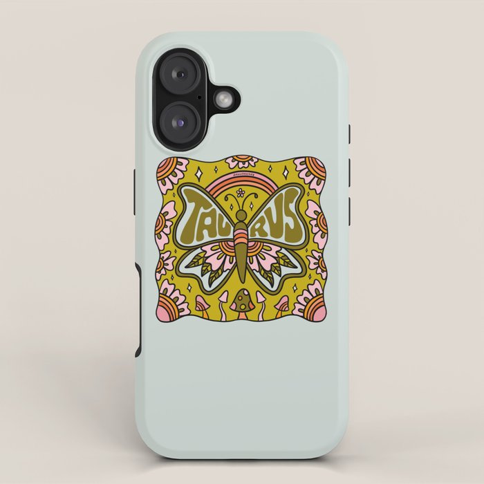 Taurus Butterfly iPhone Case Gallery Image 1