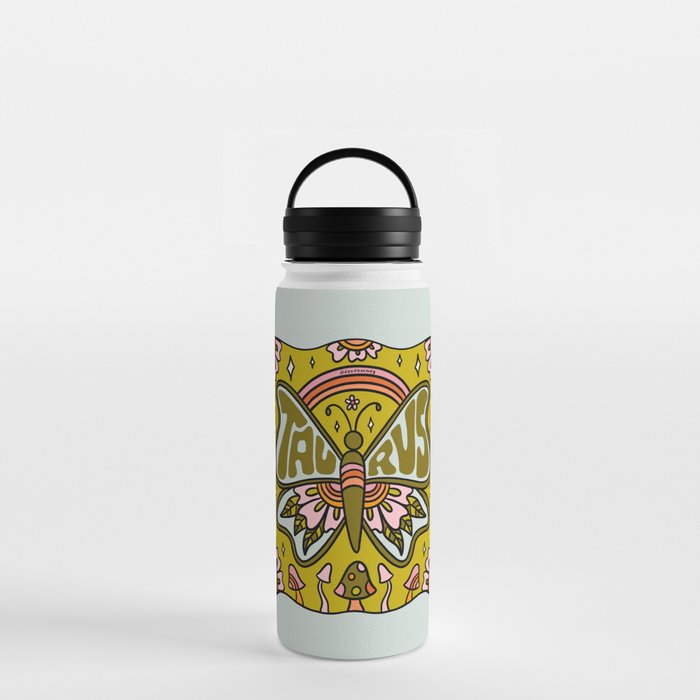 Taurus Butterfly Water Bottle Gallery Image 3