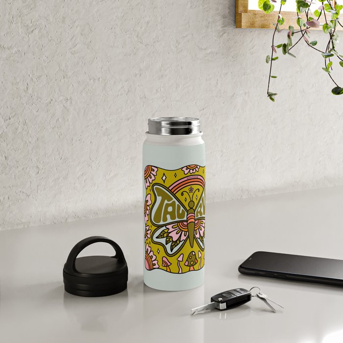 Taurus Butterfly Water Bottle Gallery Image 4
