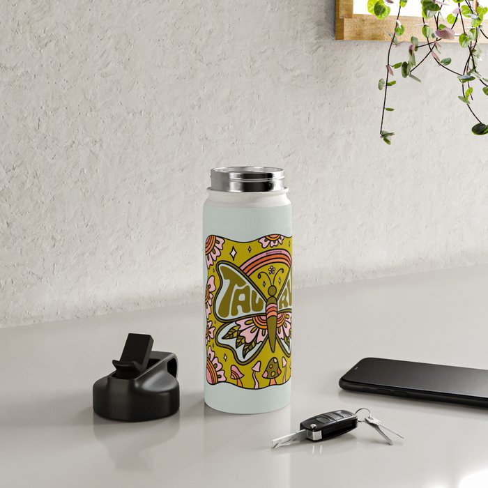 Taurus Butterfly Water Bottle Gallery Image 4