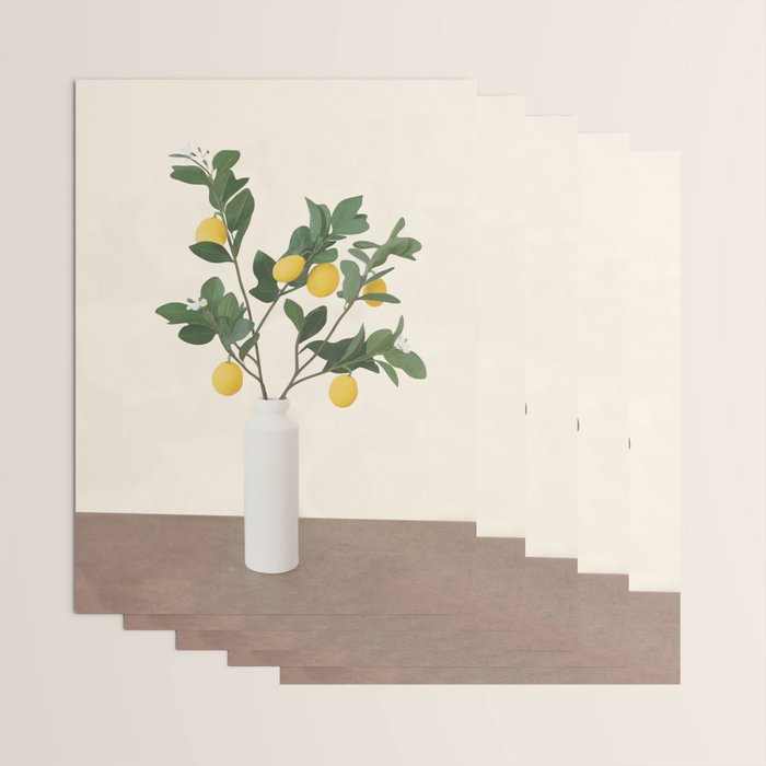 Lemon Branches II Wrapping Paper Gallery Image 3