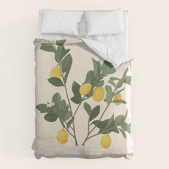 Lemon Branches II Duvet Cover Gallery Image 1