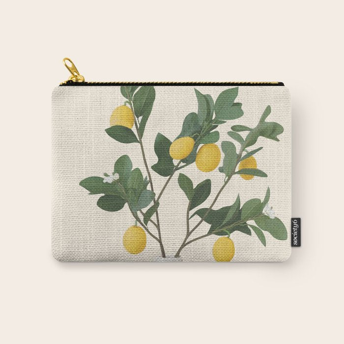 Lemon Branches II Carry All Pouch Gallery Image 1