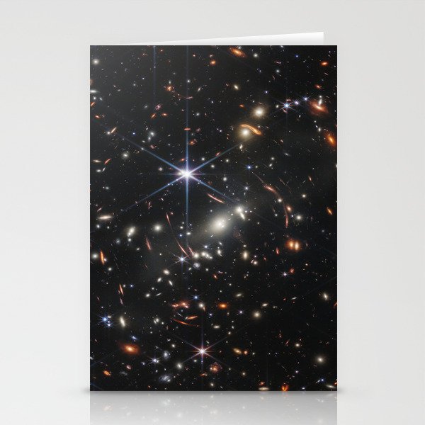 James Webb Space Telescope First Deep Field: Galaxy Cluster SMACS 0723  Stationery Card Gallery Image 2