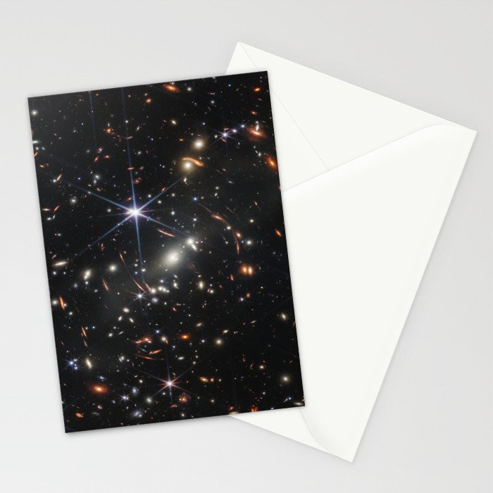 James Webb Space Telescope First Deep Field: Galaxy Cluster SMACS 0723  Stationery Card Gallery Image 2