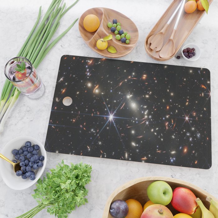 James Webb Space Telescope First Deep Field: Galaxy Cluster SMACS 0723  Cutting Board Gallery Image 2