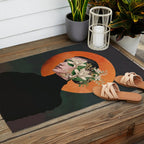 Lady Portrait 3 Outdoor Rug Gallery Image 2