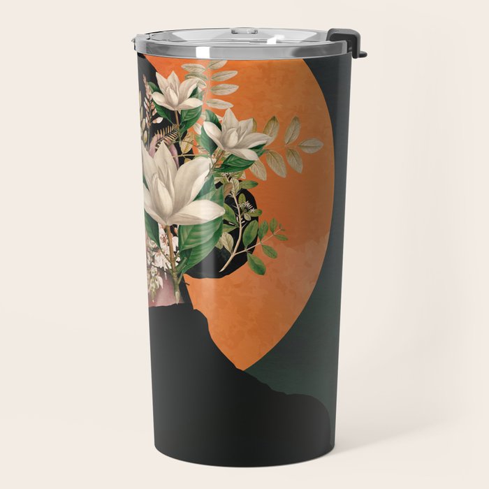 Lady Portrait 3 Travel Mug Gallery Image 2