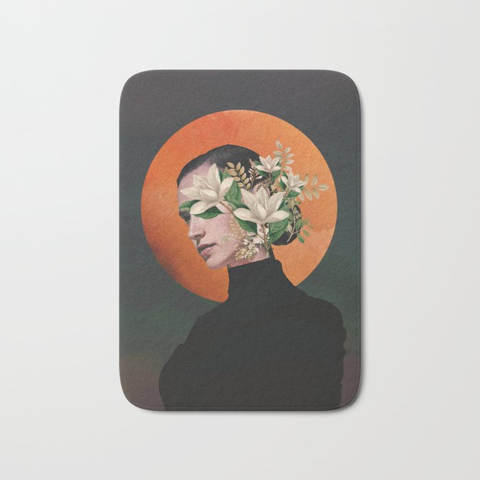 Lady Portrait 3 Bath Mat Gallery Image 1
