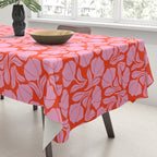 Boho Blooms - Pink Tablecloth Gallery Image 3