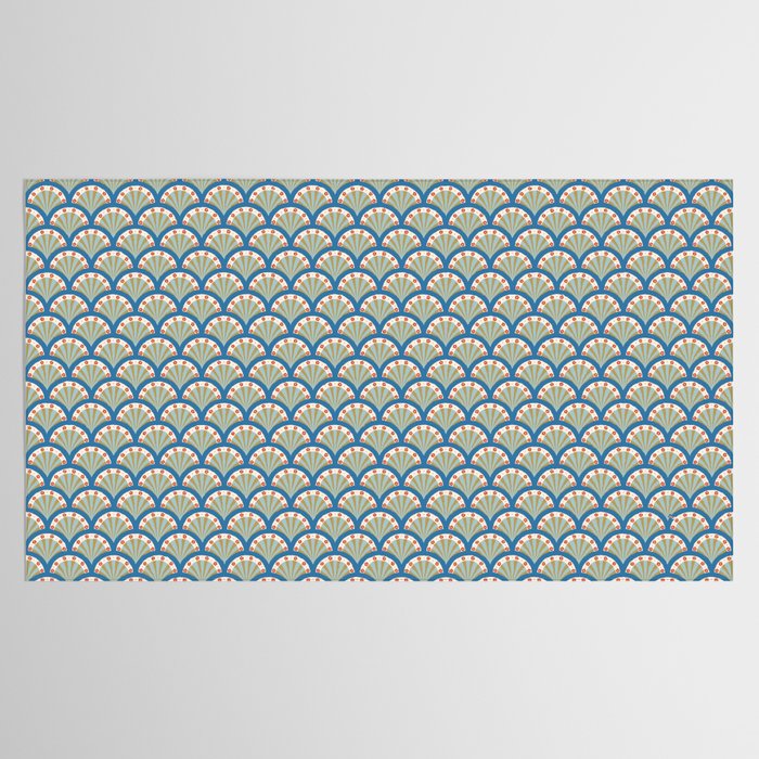 Asian Fan Pattern Tablecloth Gallery Image 2