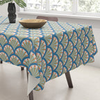 Asian Fan Pattern Tablecloth Gallery Image 3