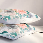 Pastel flower bouquet with roses Pillow Sham Gallery Image 3