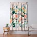 Pastel flower bouquet with roses Window Curtain Gallery Image 5
