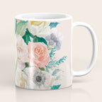 Pastel flower bouquet with roses Coffee Mug Gallery Image 1