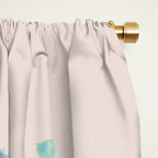 Pastel flower bouquet with roses Window Curtain Gallery Image 2