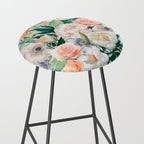 Pastel flower bouquet with roses Stool Gallery Image 2