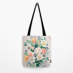 Pastel flower bouquet with roses Tote Bag Gallery Image 2