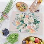 Pastel flower bouquet with roses Cutting Board Gallery Image 2
