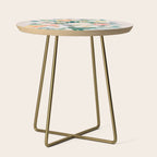 Pastel flower bouquet with roses Side Table Gallery Image 1