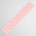 Pink Bow Checkered Print Table Runner Gallery Image 3