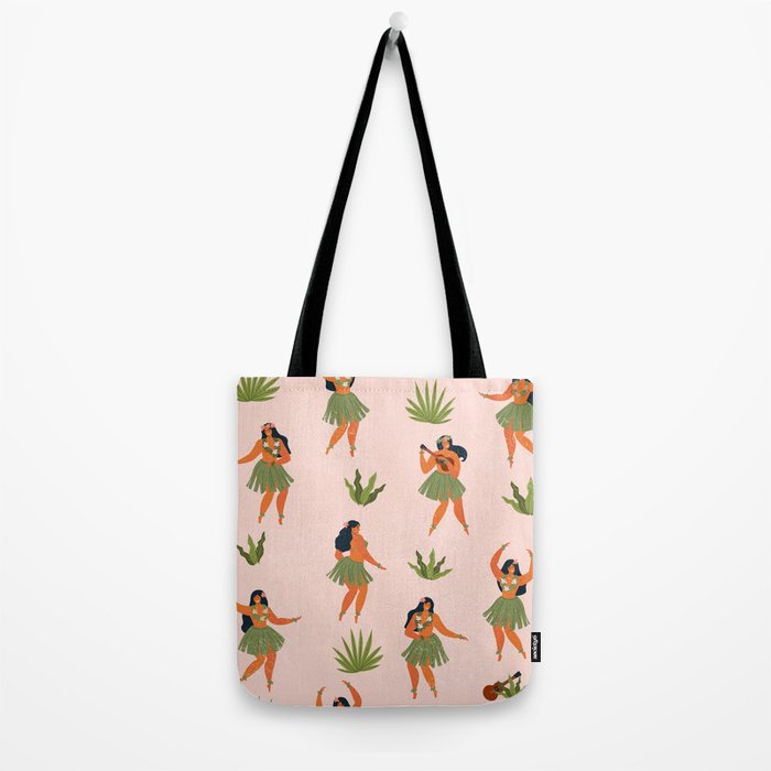 Hawaiian hula dancers young pretty woman  Tote Bag Gallery Image 2