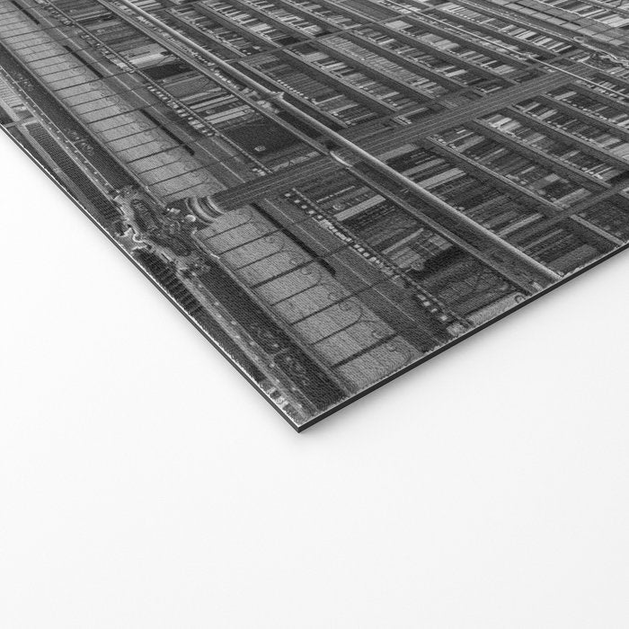 Black and white art library art print,  Rijksmuseum in Amsterdam - history architecture photography Welcome Mat Gallery Image 2