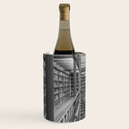 Black and white art library art print,  Rijksmuseum in Amsterdam - history architecture photography Wine Chiller Gallery Image 1