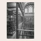 Black and white art library art print,  Rijksmuseum in Amsterdam - history architecture photography Poster Gallery Image 4