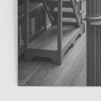 Black and white art library art print,  Rijksmuseum in Amsterdam - history architecture photography Poster Gallery Image 3