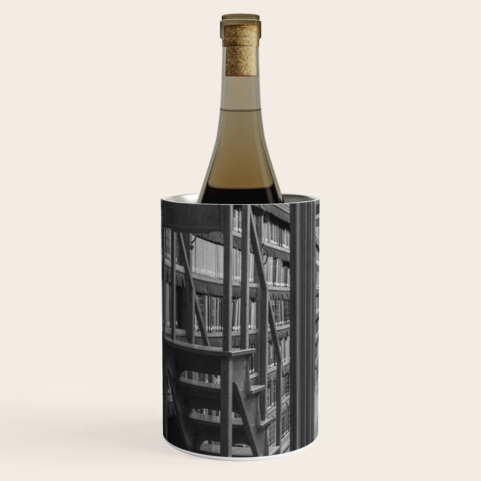 Black and white art library art print,  Rijksmuseum in Amsterdam - history architecture photography Wine Chiller Gallery Image 2