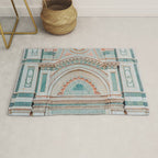 Il Duomo Marble Pattern 2 - Florence Italy Architecture, Travel Photography Rug Gallery Image 1