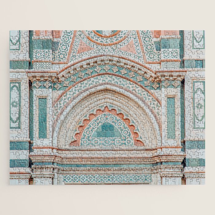 Il Duomo Marble Pattern 2 - Florence Italy Architecture, Travel Photography Jigsaw Puzzle Gallery Image 1