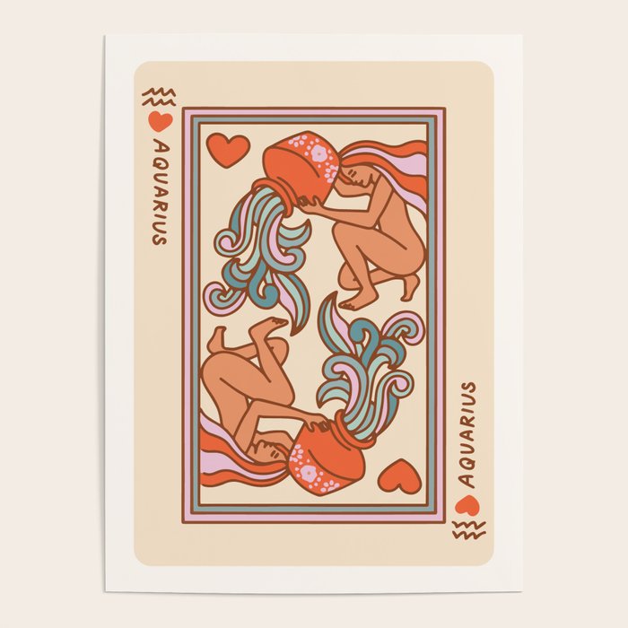 Aquarius Playing Card Poster Gallery Image 4