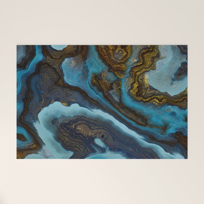 Blue Agate Welcome Mat Gallery Image 1