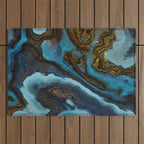 Blue Agate Outdoor Rug Gallery Image 1