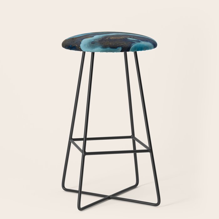 Blue Agate Stool Gallery Image 1