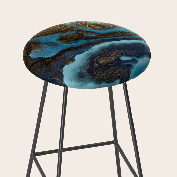 Blue Agate Stool Gallery Image 2