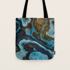Blue Agate Tote Bag Gallery Image 1