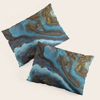 Blue Agate Pillow Sham Gallery Image 3