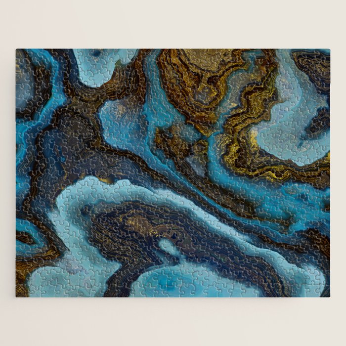 Blue Agate Jigsaw Puzzle Gallery Image 1
