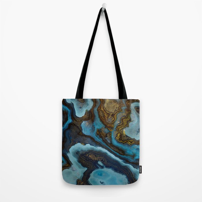 Blue Agate Tote Bag Gallery Image 2