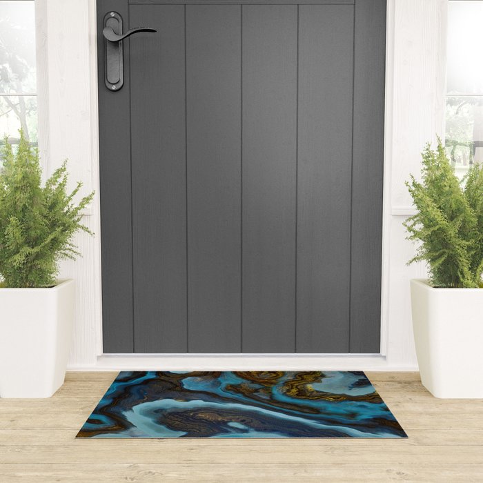 Blue Agate Welcome Mat Gallery Image 3
