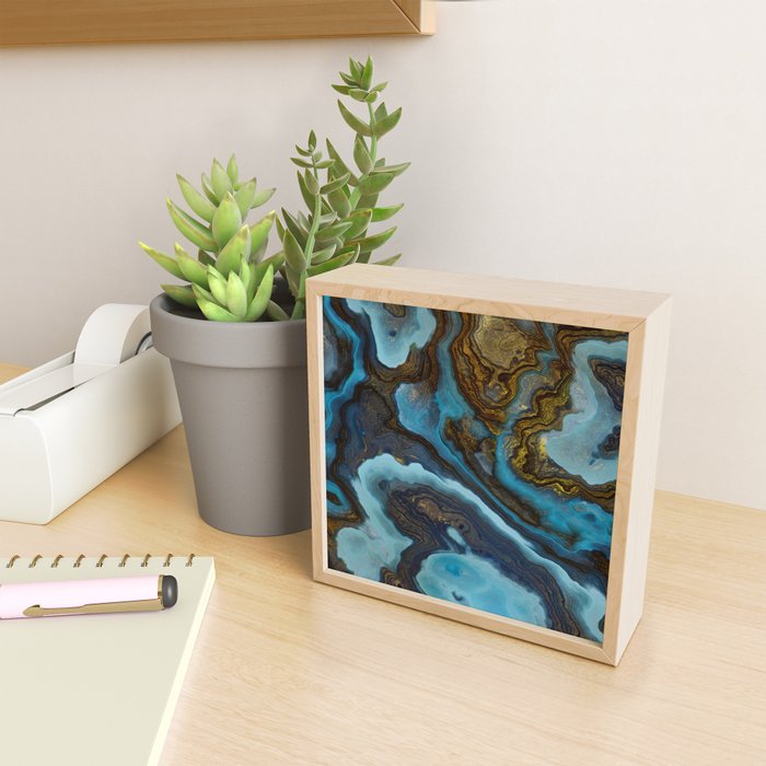 Blue Agate Mini Art Print Gallery Image 2