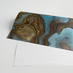 Blue Agate Wrapping Paper Gallery Image 2