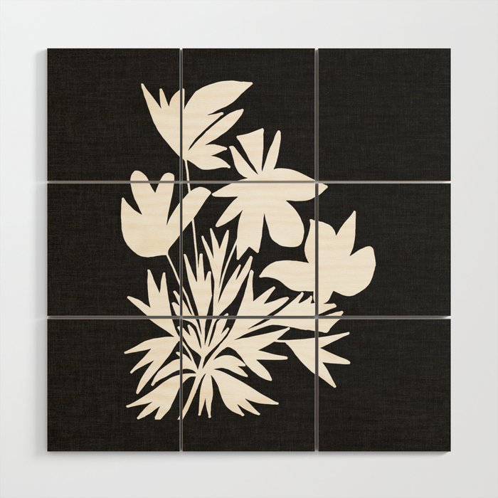 Bushy Bloom ii Wood Wall Art Gallery Image 1