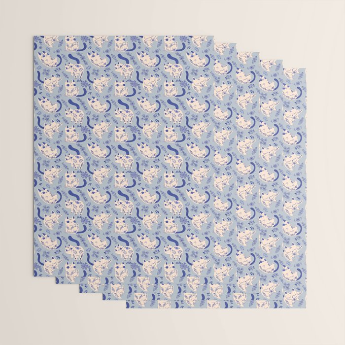 Purrcelin Cats Wrapping Paper Gallery Image 3